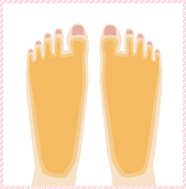 脱毛メニュー 足の甲・指