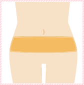 脱毛メニュー へそ下