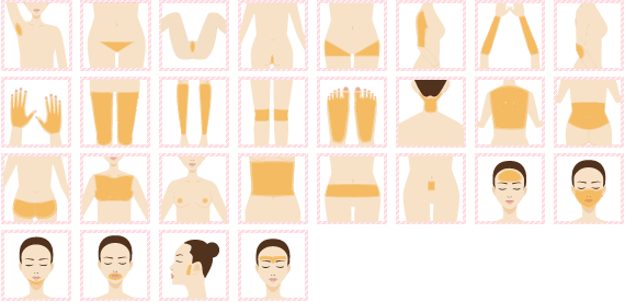 脱毛メニュー 全身